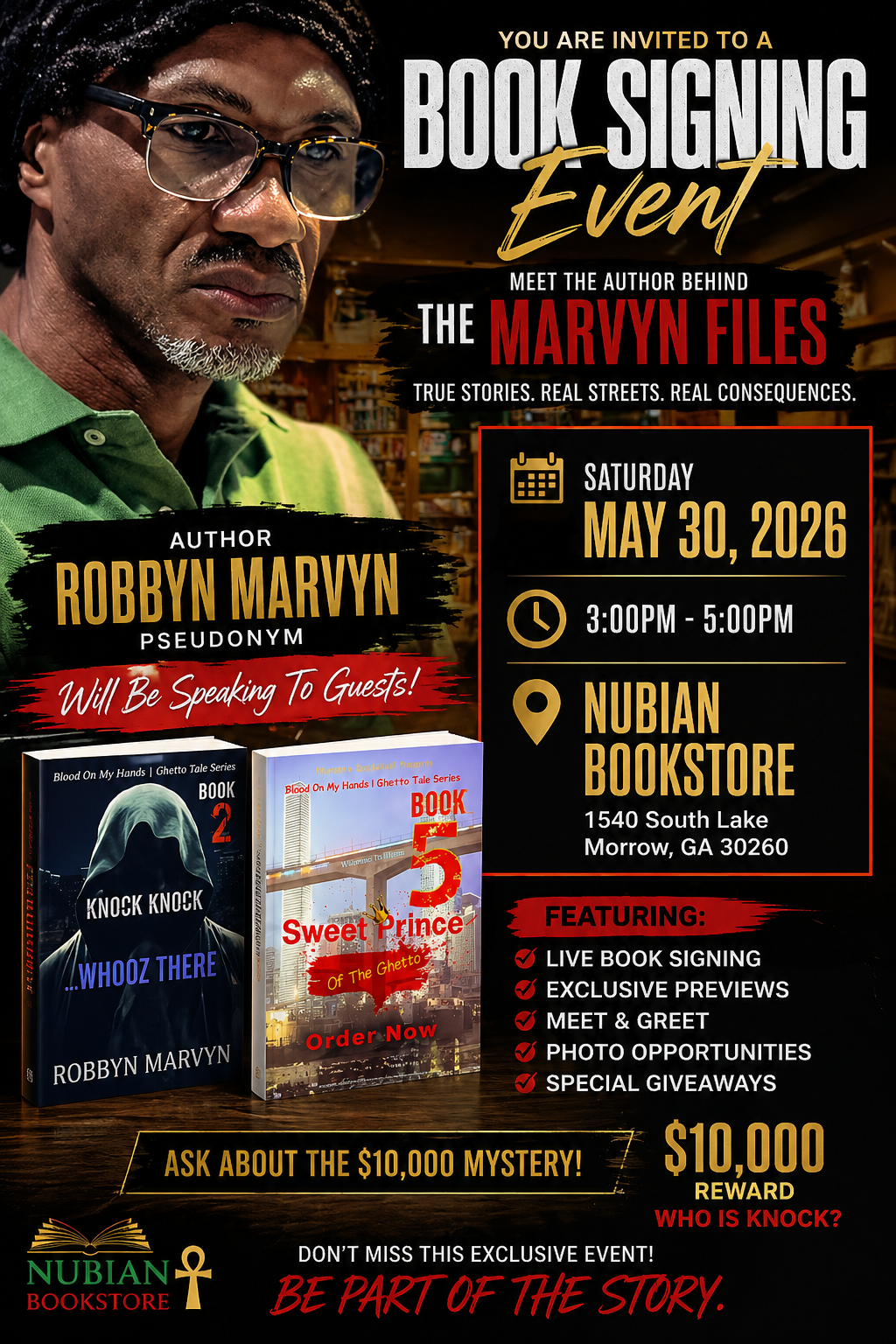 Book signing event